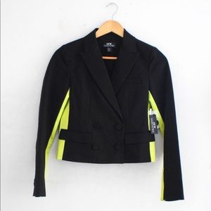 SFW Neon Stripe Blazer - Crop Length